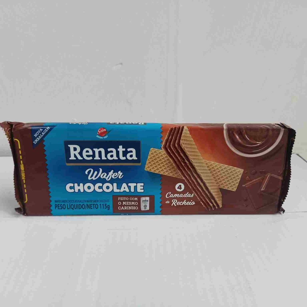 WAFER SABOR CHOCOLATE 115G RENATA