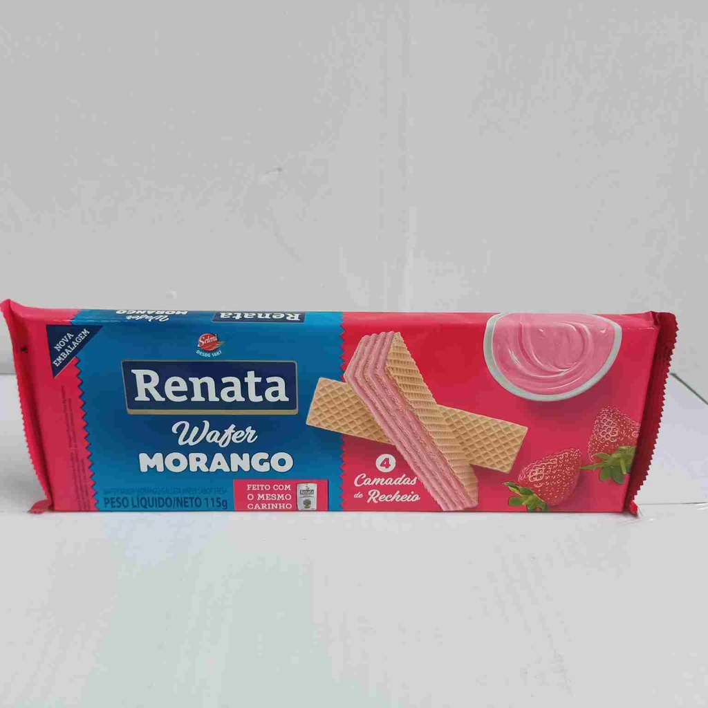 WAFER SABOR FRESA 115G RENATA