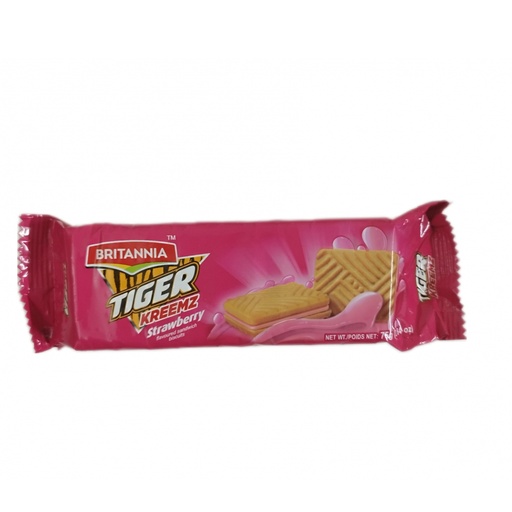 Galletas con Crema de Fresa 75 Gr TIGER