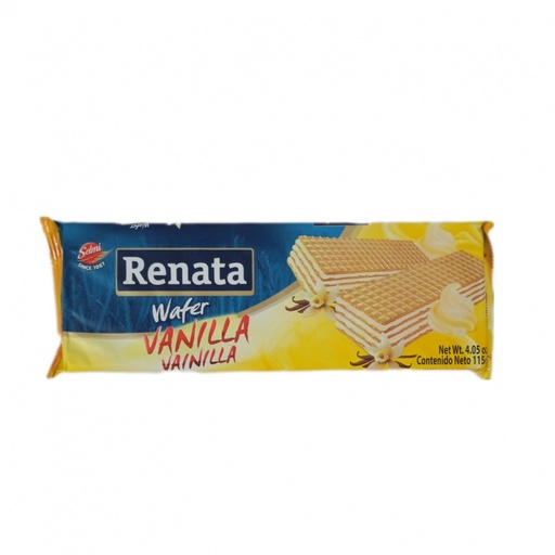 WAFER SABOR VAINILLA 115G RENATA